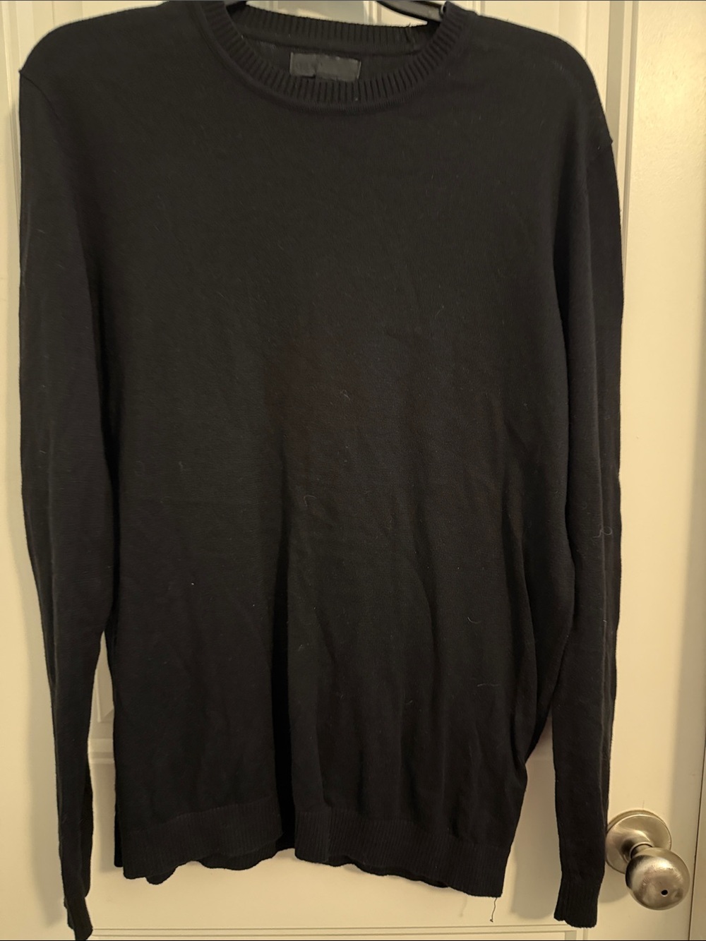 ASOS Men's Black Crewneck Sweater